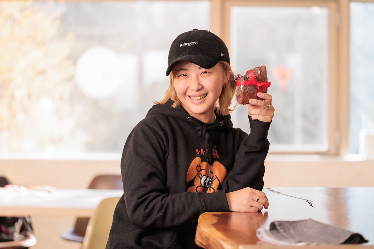 菓子作りを続けるモチベーションは作ったお菓子を配ることでした